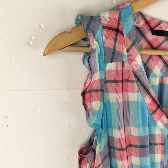 Kensie Plaid Summer Dress - Picture 4 of 9